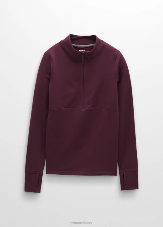 donne mezza zip flusso di ghiaccio prAna gelso vestiario T6DPZ62