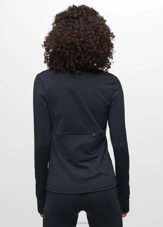 donne mezza zip flusso di ghiaccio prAna nautico vestiario T6DPZ64