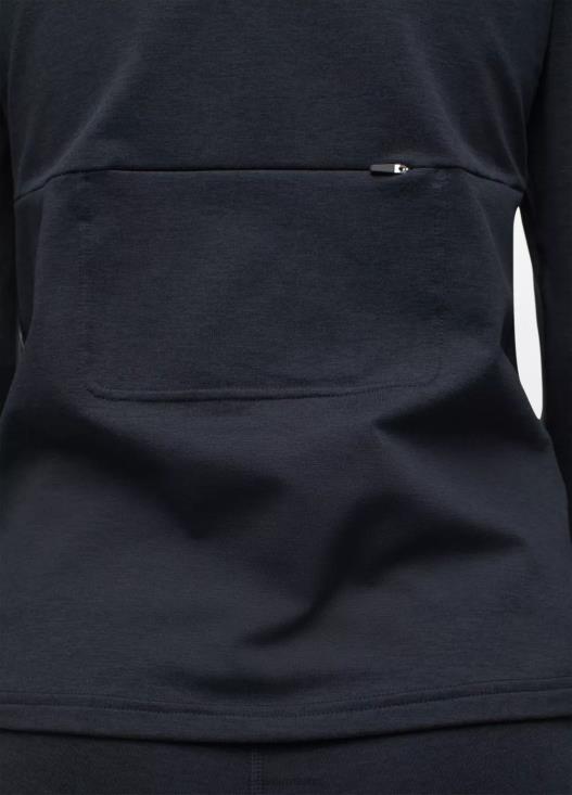 donne mezza zip flusso di ghiaccio prAna nautico vestiario T6DPZ64