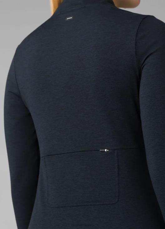 donne mezza zip flusso di ghiaccio prAna nautico vestiario T6DPZ64