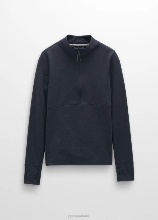 donne mezza zip flusso di ghiaccio prAna nautico vestiario T6DPZ64