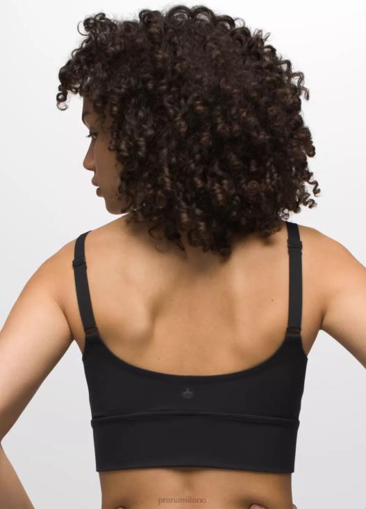 donne bralette Luxara prAna nero vestiario T6DPZ84