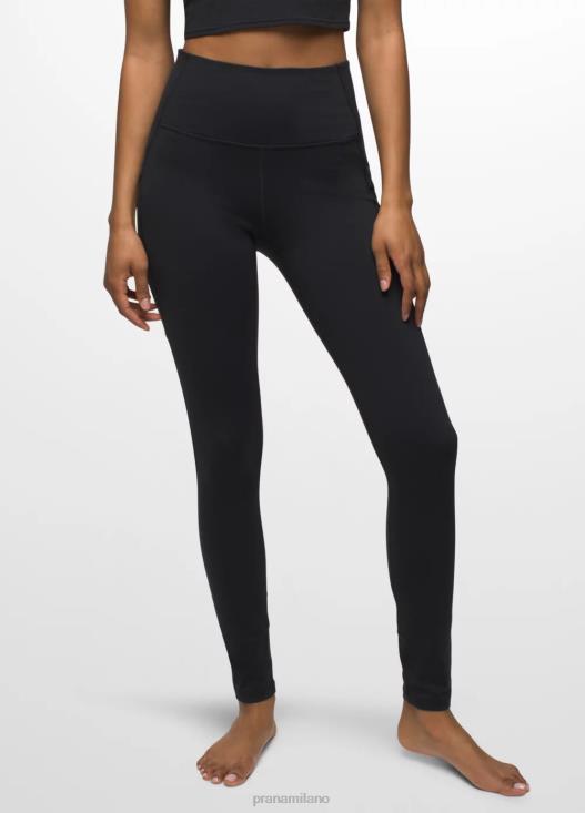 donne gambali con tasca chakara prAna nero fondi T6DPZ407