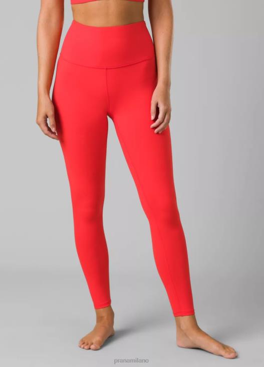 donne legging layna 7/8 prAna rosso carminio fondi T6DPZ484