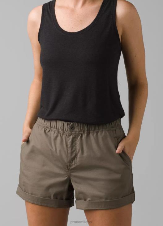 donne doppio picco corto prAna fango fondi T6DPZ493