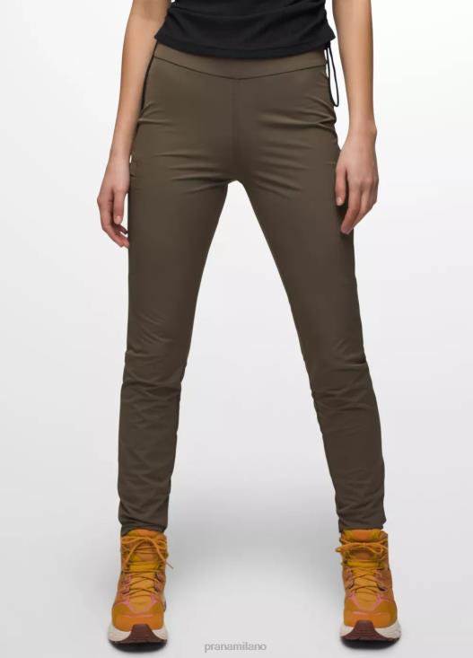 donne Halle ai pantaloni attillati prAna verde ardesia fondi T6DPZ333