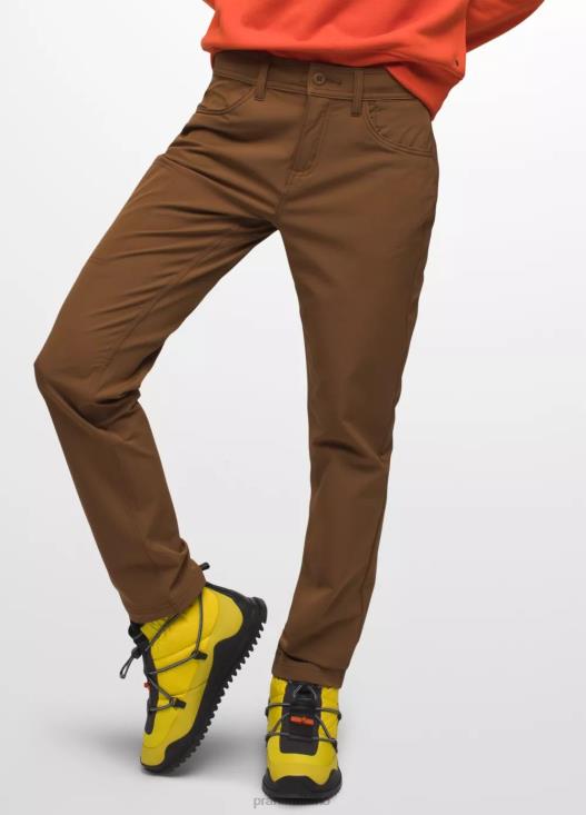 donne Halle con pantaloni dritti prAna seppia fondi T6DPZ376
