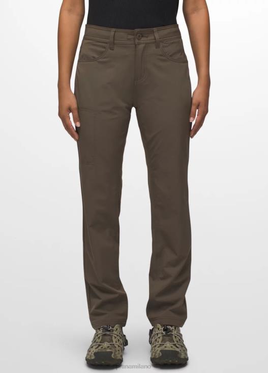 donne Halle con pantaloni dritti prAna verde ardesia fondi T6DPZ378