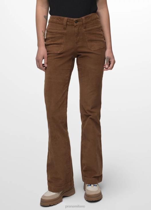 donne Pantaloni Ashland in corda prAna seppia fondi T6DPZ534