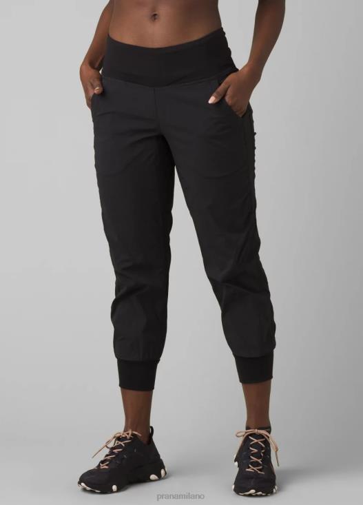 donne jogger in vetta prAna nero solido fondi T6DPZ461