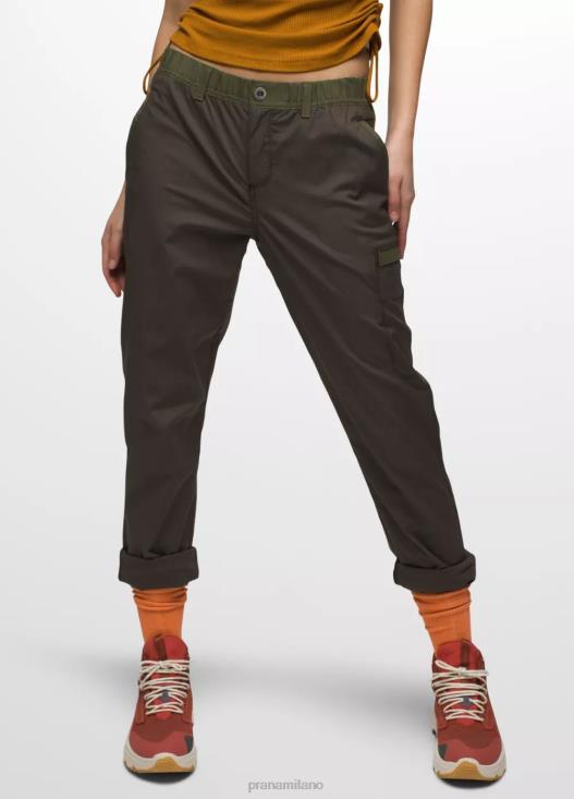 donne pantalone con doppia visiera prAna blocco di olive nere fondi T6DPZ435