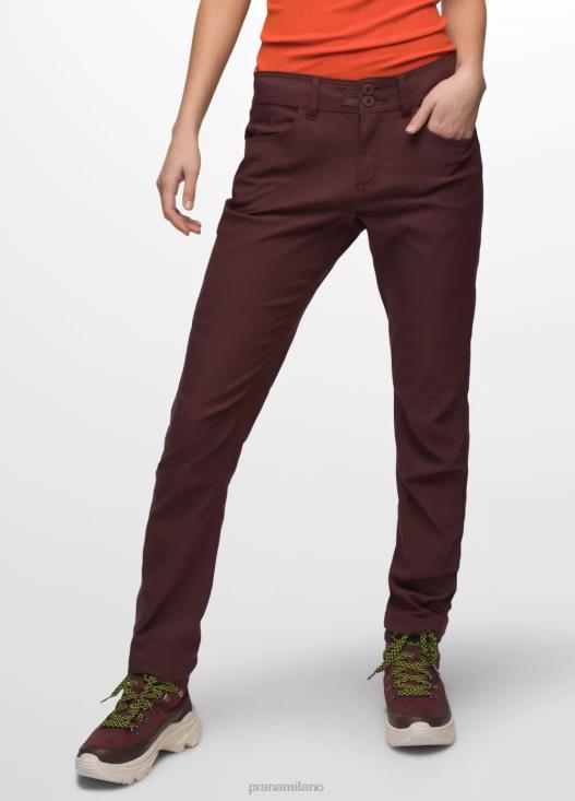 donne pantaloni dritti Halle ii prAna cacao fondi T6DPZ352