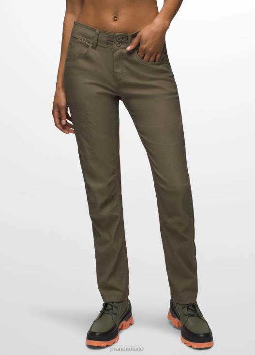 donne pantaloni dritti Halle ii prAna verde ardesia fondi T6DPZ355
