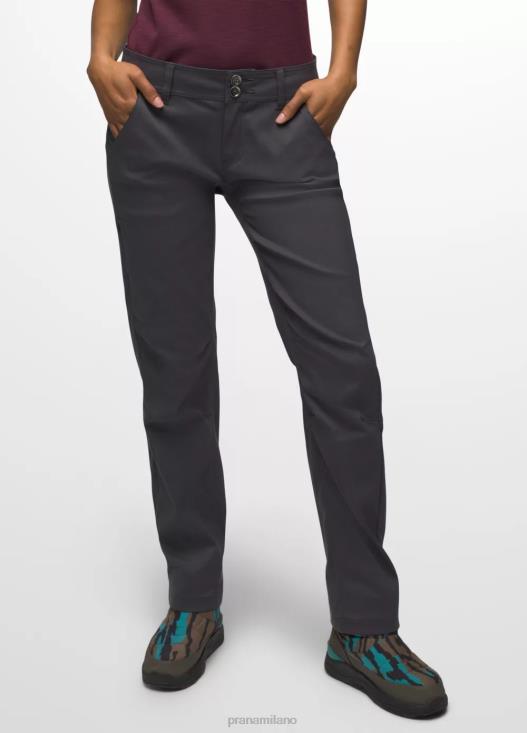 donne pantaloni dritti Halle prAna carbone fondi T6DPZ283