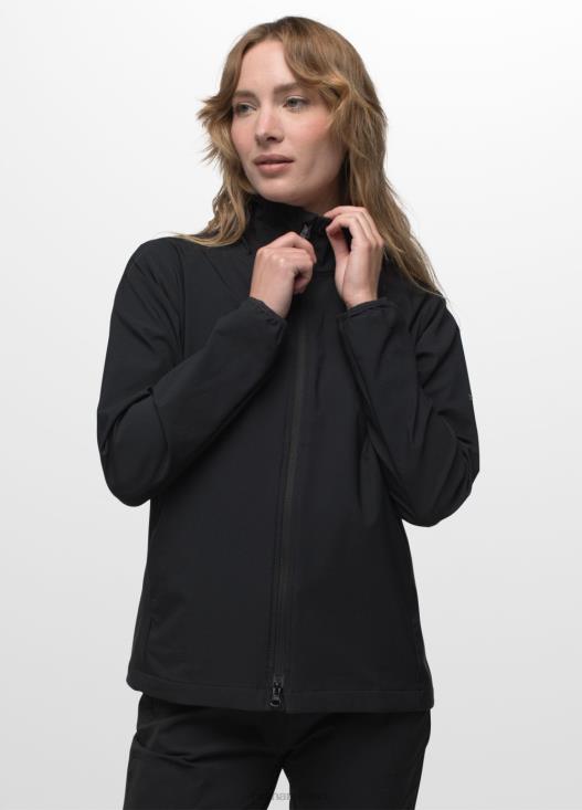 donne Halle alla giacca prAna nero vestiario T6DPZ176