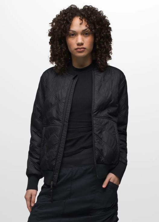 donne bomber esla prAna nero vestiario T6DPZ693