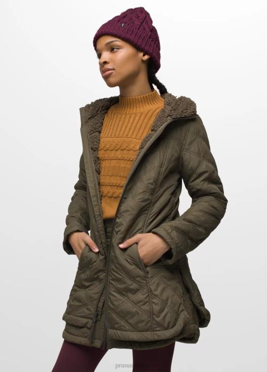 donne cappotto esla prAna verde ardesia vestiario T6DPZ694