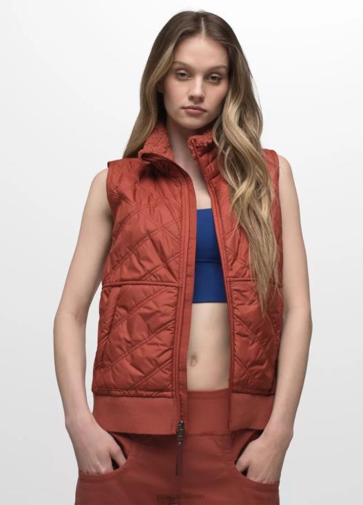 donne gilet esla prAna ruggine vestiario T6DPZ686