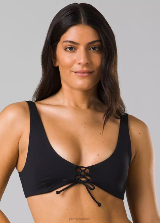 donne top da spiaggia color rubino prAna nero nuotare T6DPZ616