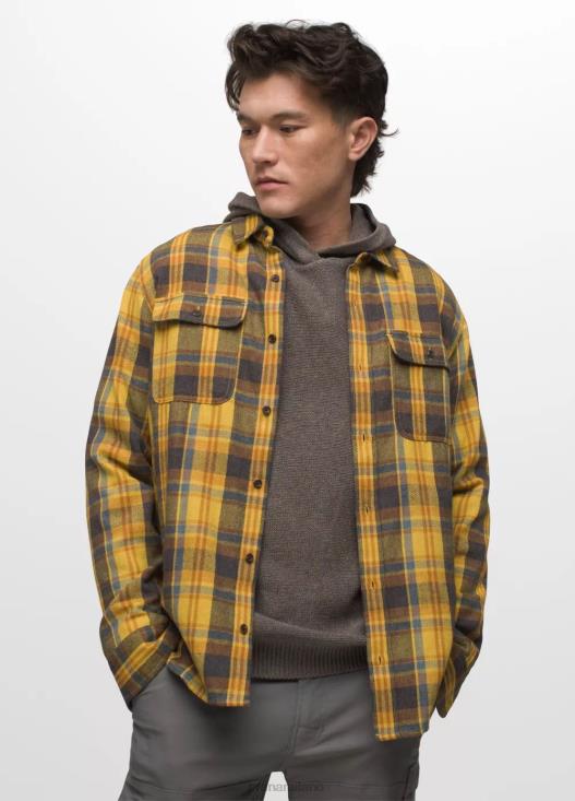 uomini camicia di flanella di westbrook prAna pioppo tremulo vestiario T6DPZ781