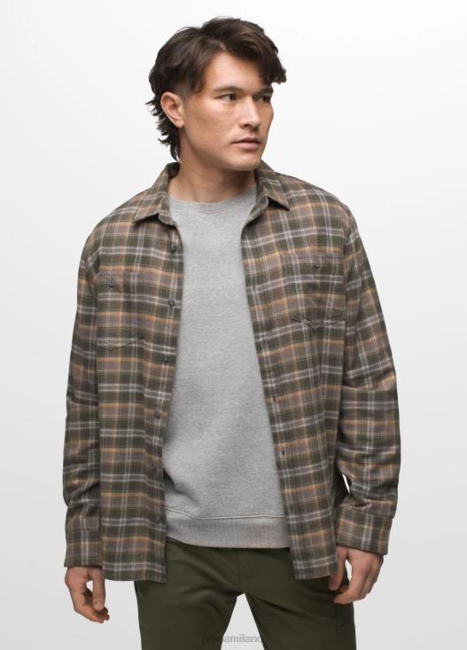 uomini camicia di flanella dolberg prAna sempreverde vestiario T6DPZ828
