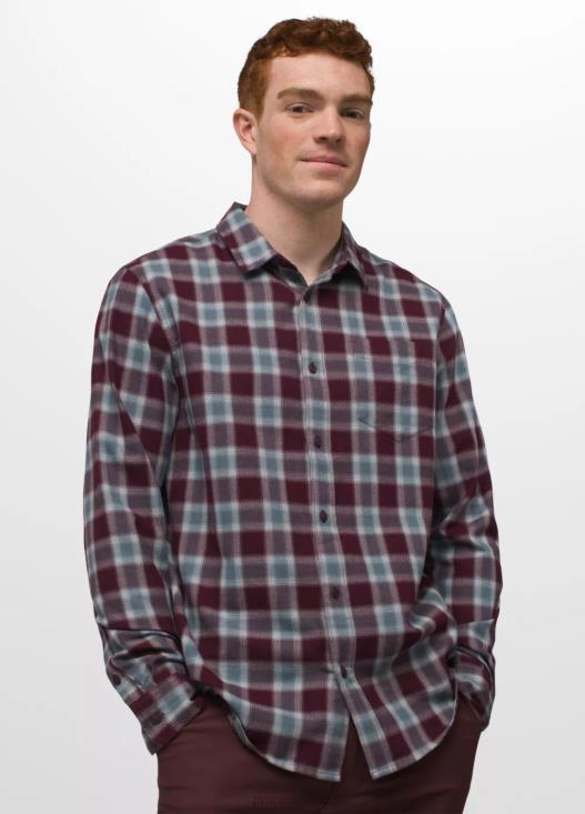 uomini camicia di flanella los feliz prAna cava vestiario T6DPZ817
