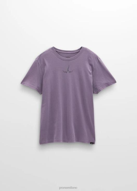 uomini T-shirt a maniche corte con grafica storica prAna ametista vestiario T6DPZ87