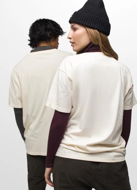uomini T-shirt a maniche corte con grafica storica prAna gesso vestiario T6DPZ85