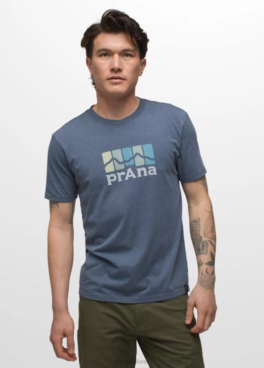 uomini manica corta leggera da montagna prAna denim erica vestiario T6DPZ878