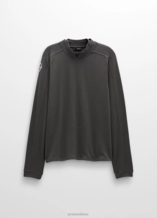 uomini felpa con morso di serpente prAna ferro scuro vestiario T6DPZ173
