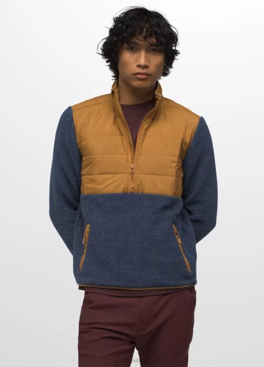 uomini incredibile lana 1/2 zip prAna erica notturna tempestosa vestiario T6DPZ835