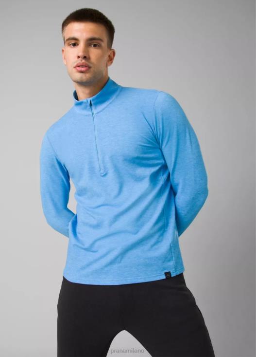 uomini rilevatore di altitudine 1/4 zip ii prAna cielo sereno vestiario T6DPZ839
