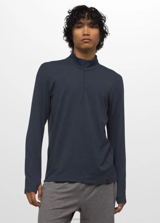 uomini rilevatore di altitudine 1/4 zip ii prAna nautico vestiario T6DPZ837