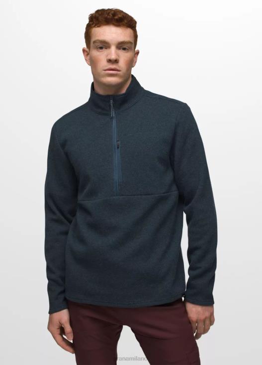 uomini tracciatore di percorso 1/4 zip prAna erica nautica vestiario T6DPZ872