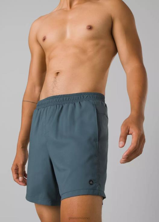 uomini dal picco al marciapiede corto prAna grigio blu fondi T6DPZ1012
