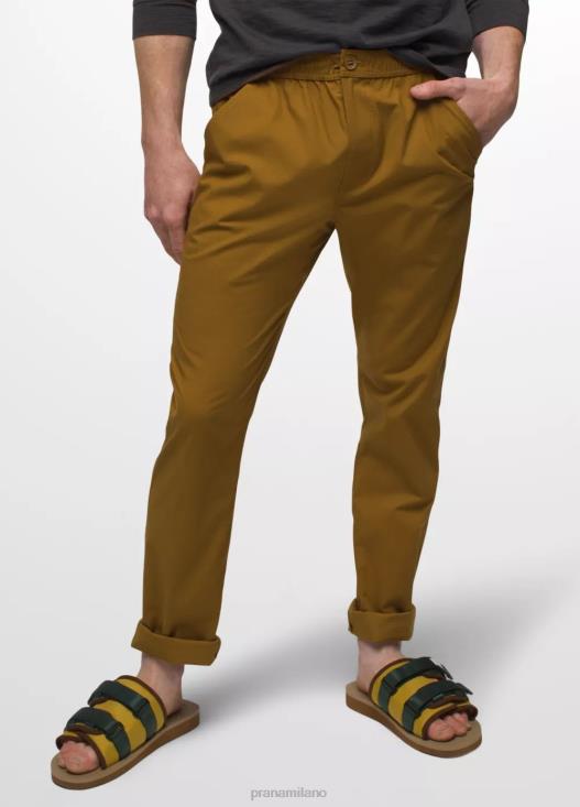 uomini pantaloni a vita elettronica con doppia visiera prAna bronzo antico fondi T6DPZ997