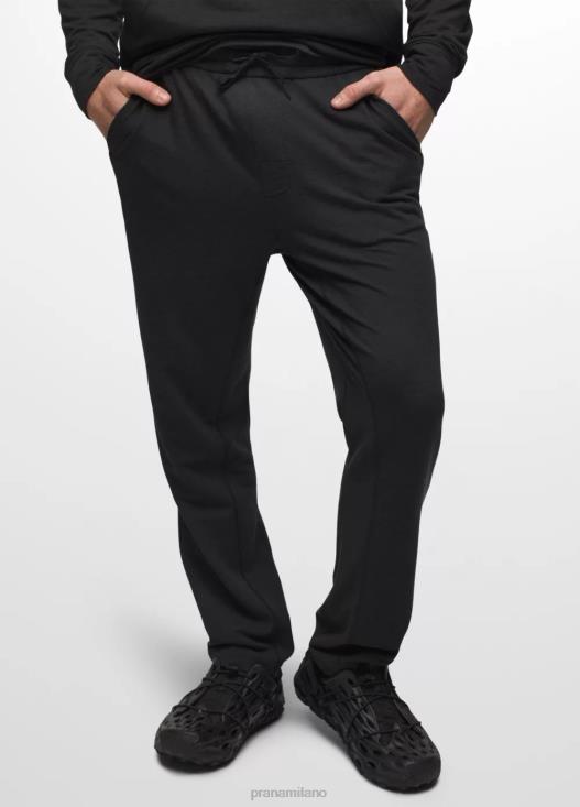uomini pantaloni con rilevatore di altitudine ii prAna nero fondi T6DPZ966