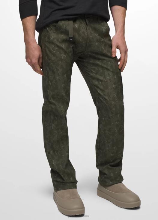uomini pantaloni elasticizzati Zion ii prAna mimetico sempreverde fondi T6DPZ926