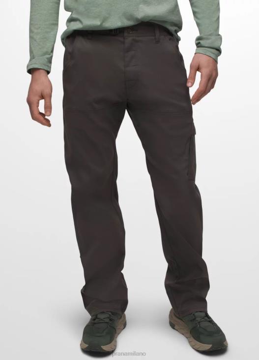 uomini pantaloni elasticizzati sion prAna ferro scuro fondi T6DPZ932