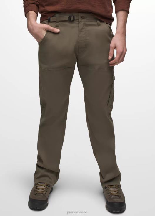 uomini pantaloni elasticizzati sion prAna verde ardesia fondi T6DPZ929