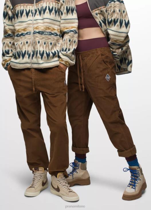 uomini pantaloni in corda storica prAna seppia fondi T6DPZ293