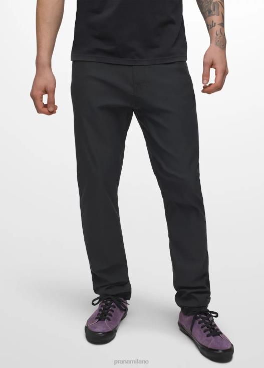uomini pantaloni slim brion ii prAna nero fondi T6DPZ953