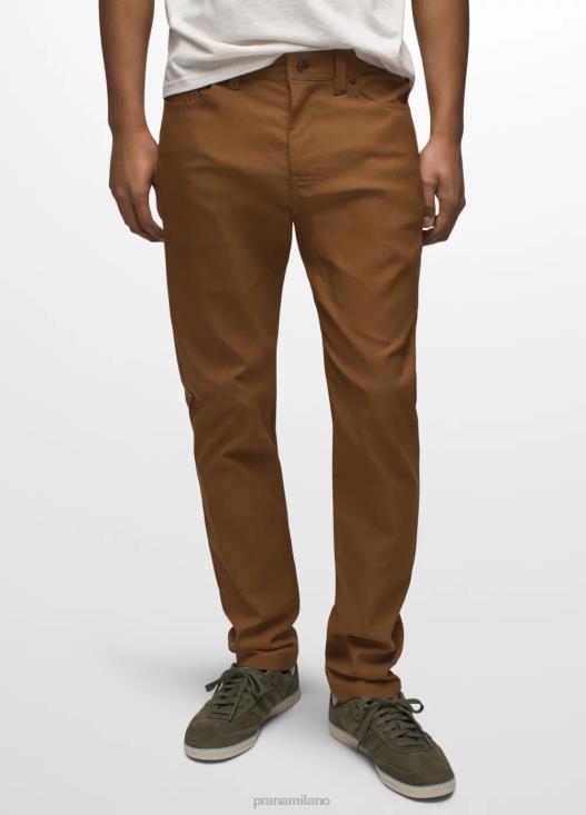 uomini pantaloni slim brion ii prAna seppia fondi T6DPZ948