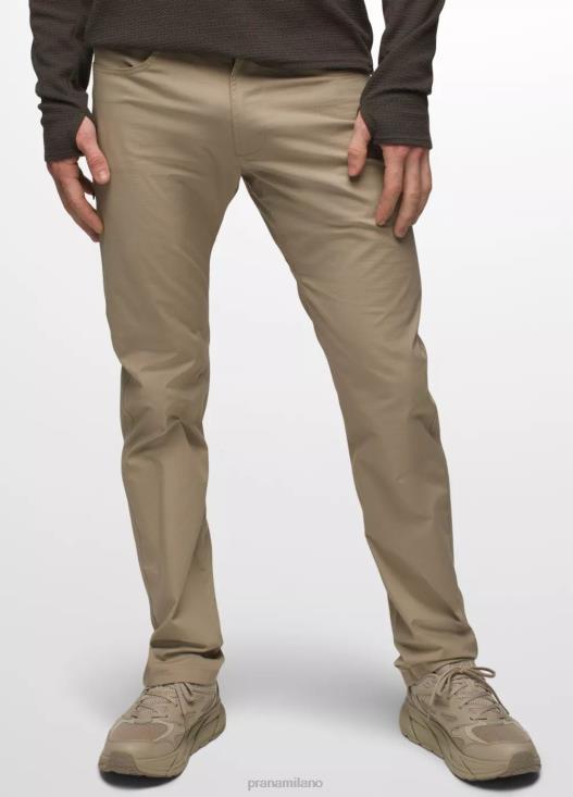uomini pantaloni slim con doppia visiera prAna banco di sabbia fondi T6DPZ982