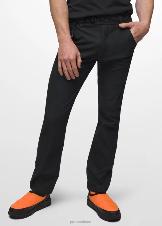 uomini pantaloni slim elasticizzati Zion ii prAna nero fondi T6DPZ915