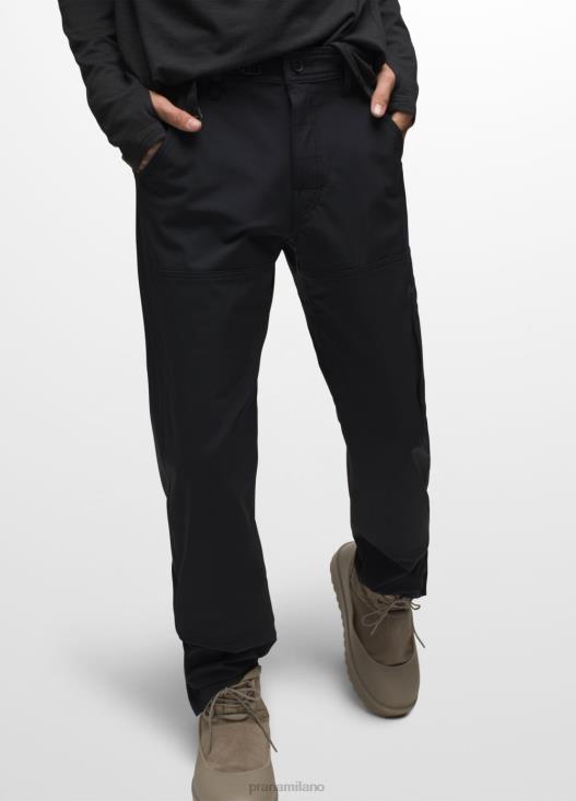 uomini stretch sion ai pantaloni prAna nero fondi T6DPZ945