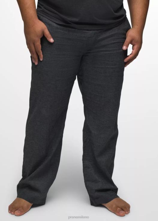 uomini vaha pantaloni prAna nero fondi T6DPZ905