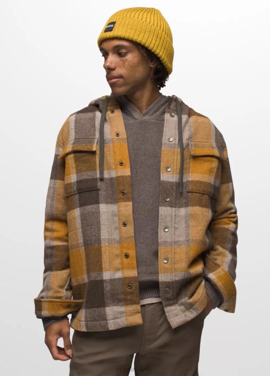 uomini camicia in flanella con cappuccio Asgard prAna roccia di fondo vestiario T6DPZ820