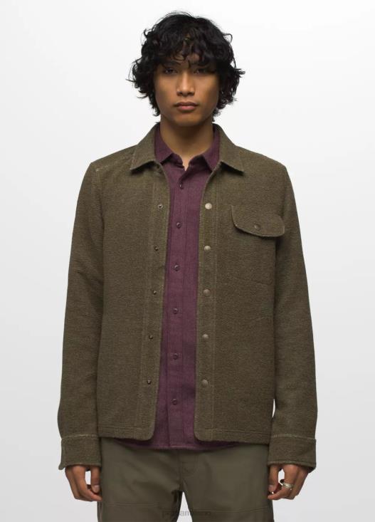 uomini sovracamicia incrediwool prAna erica verde ardesia vestiario T6DPZ821
