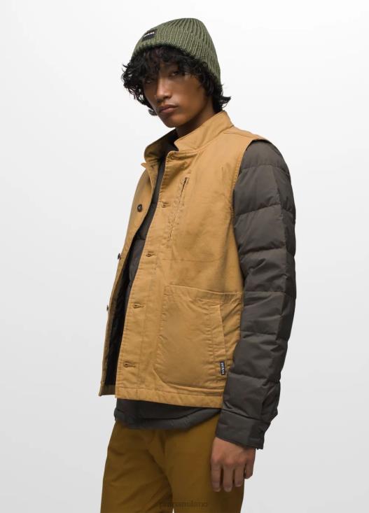 uomini gilet tremante prAna imbarcarsi marrone vestiario T6DPZ1076